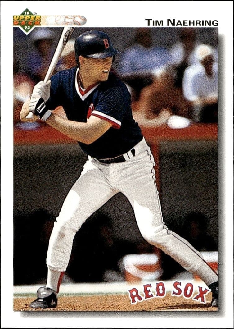 1992 Upper-Deck Low Number Tim Naehring #523 trading card