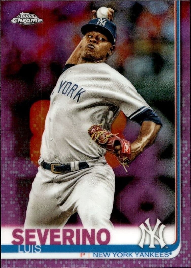 2019 Topps Chrome Luis Severino #98 baseball trading card front