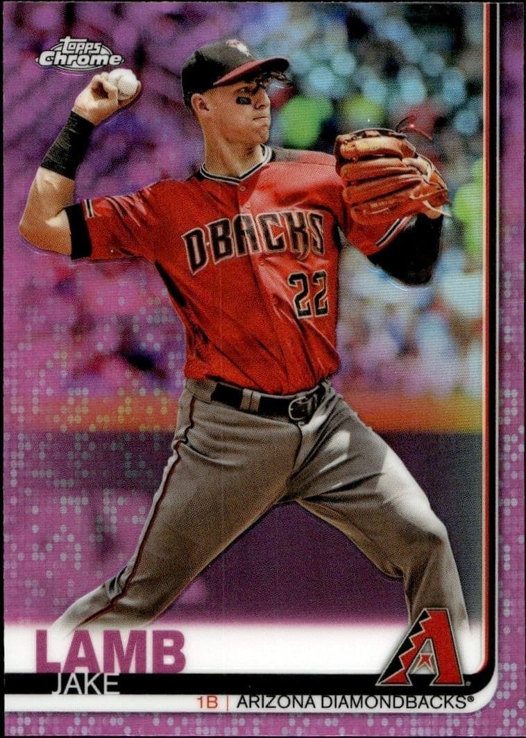 2019 Topps Chrome Jake Lamb #116 trading card