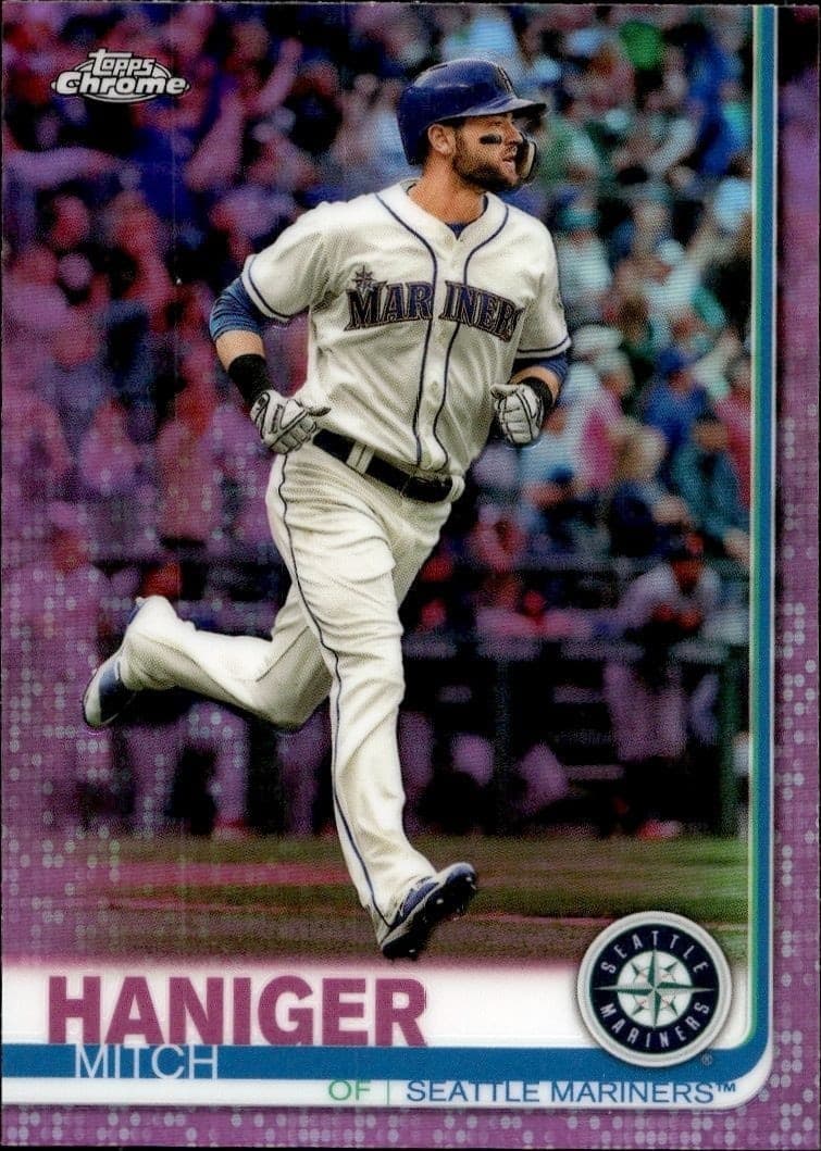 2019 Topps Chrome Mitch Haniger #138 baseball trading card front