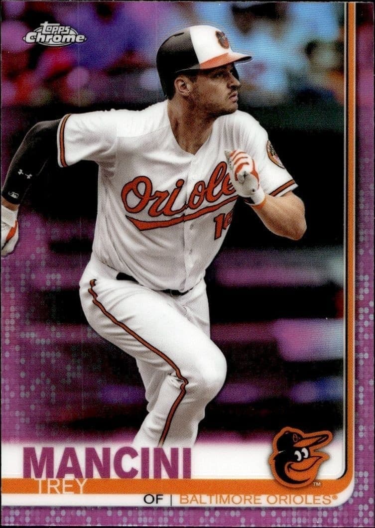 2019 Topps Chrome Trey Mancini #47 baseball trading card front