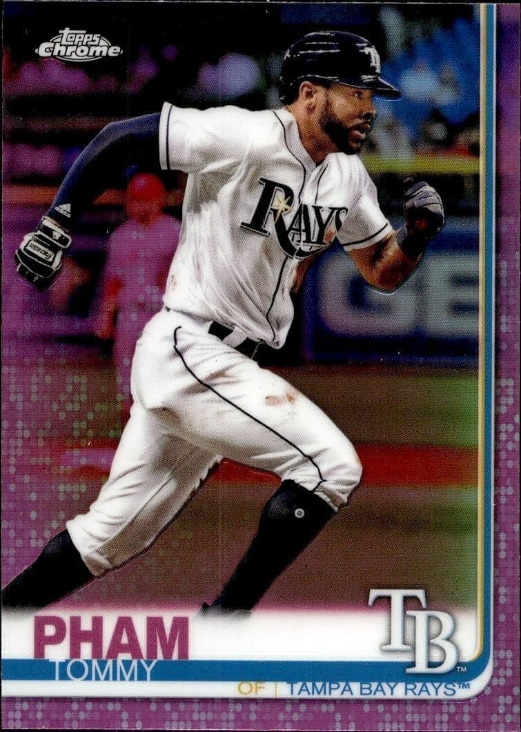 2019 Topps Chrome Tommy Pham #45 baseball trading card front