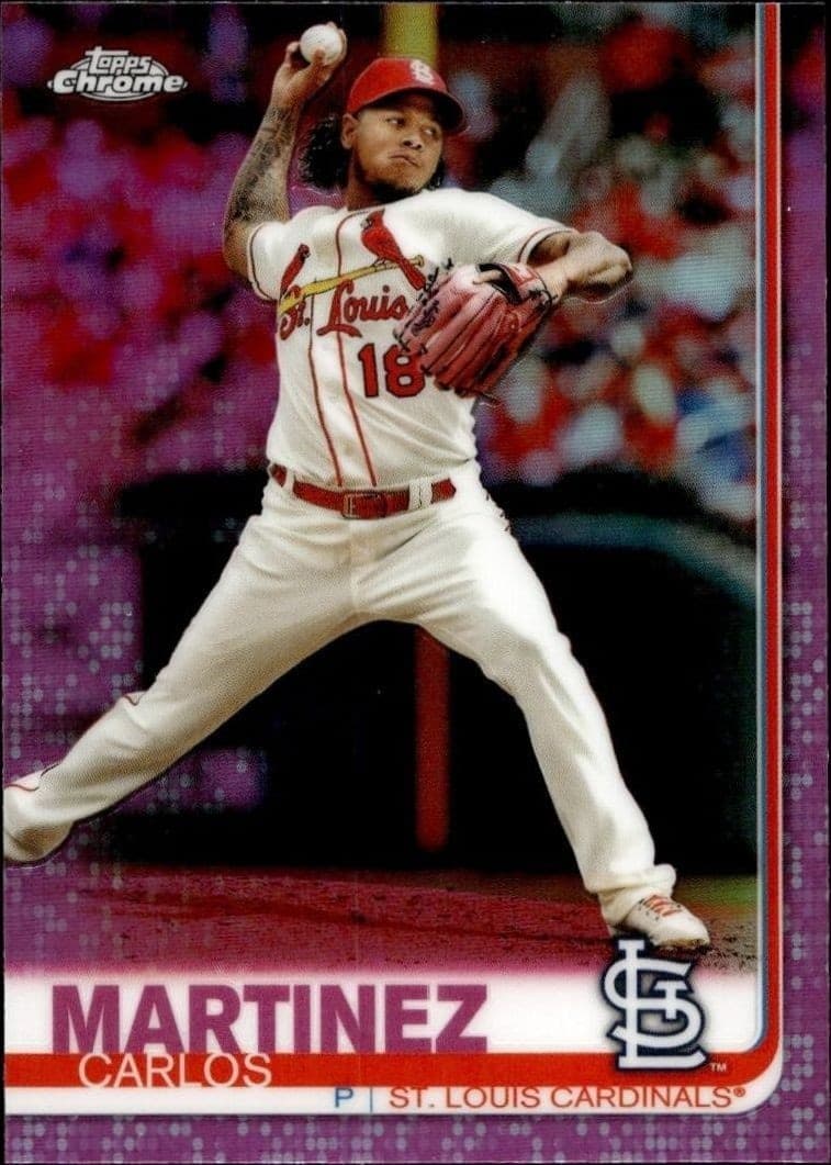 2019 Topps Chrome Carlos Martinez #149 baseball trading card front