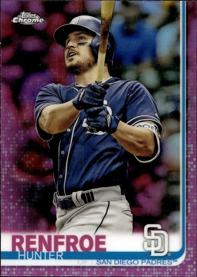 2019 Topps Chrome Hunter Renfroe #3 baseball trading card front