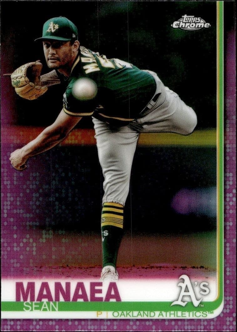 2019 Topps Chrome Sean Manaea #170 baseball trading card front