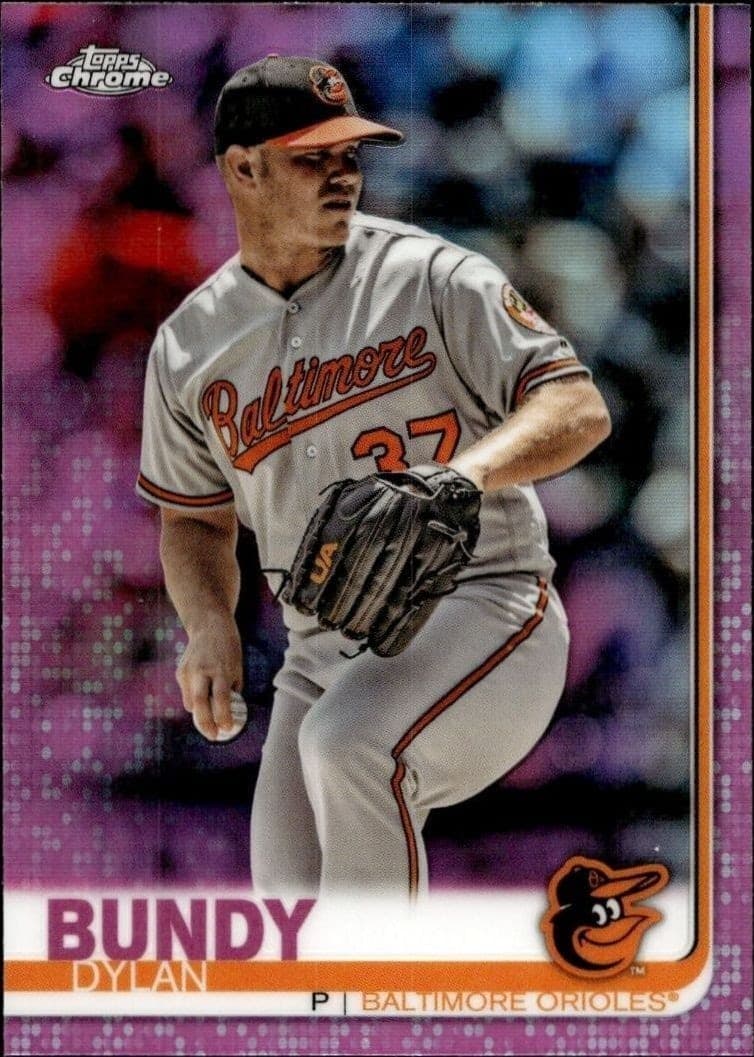 2019 Topps Chrome Dylan Bundy #5 baseball trading card front