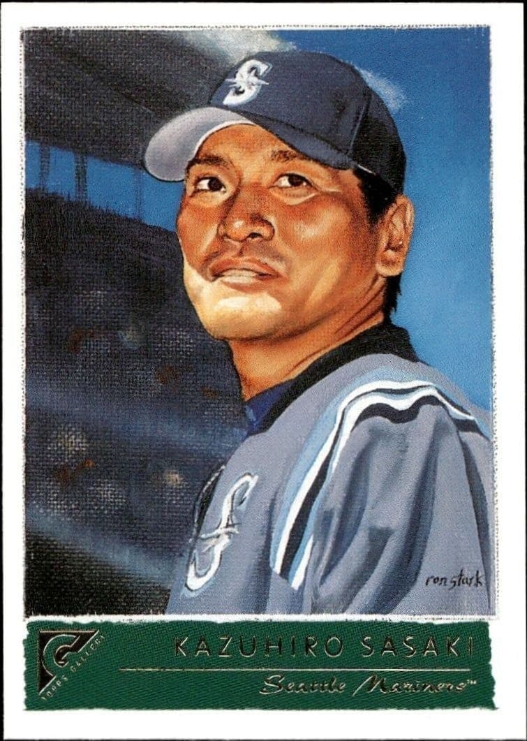 2001 Topps Gallery Kazuhiro Sasaki #60 trading card