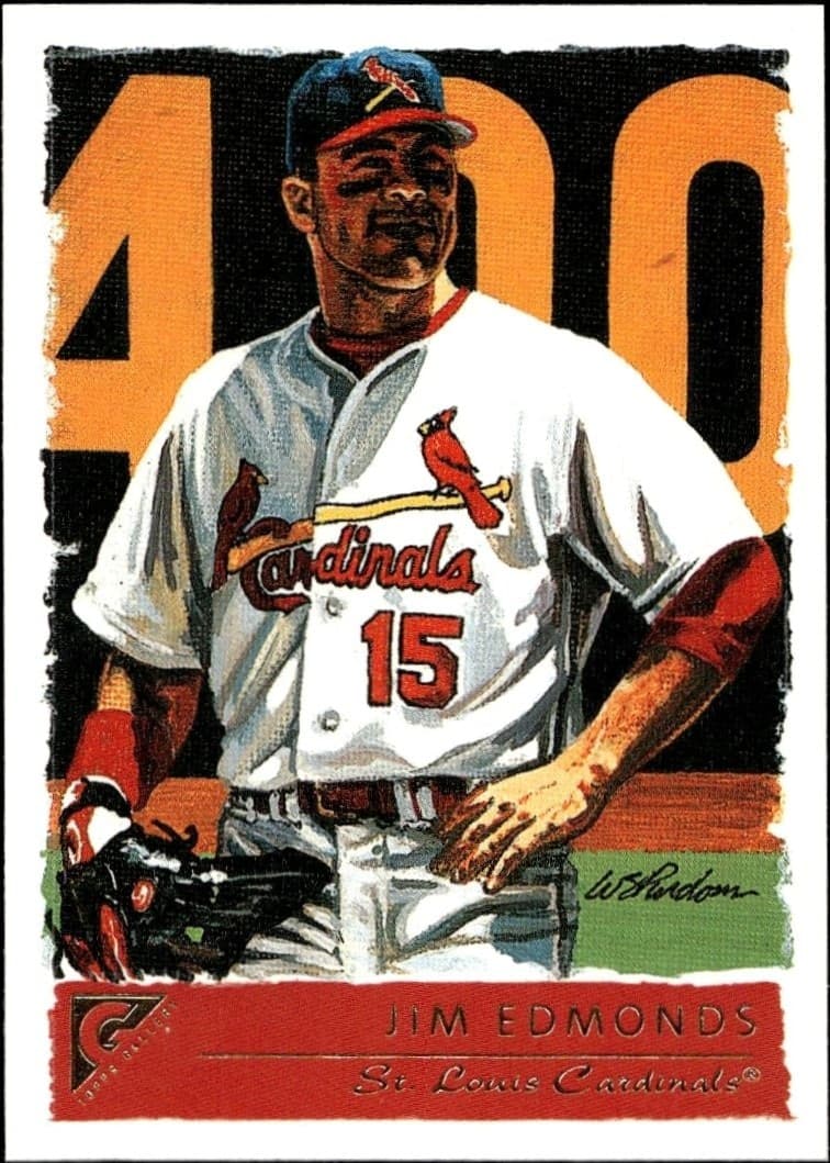 2001 Topps Gallery Jim Edmonds #35 trading card