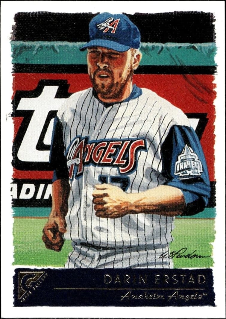 2001 Topps Gallery Darin Erstad #1 trading card