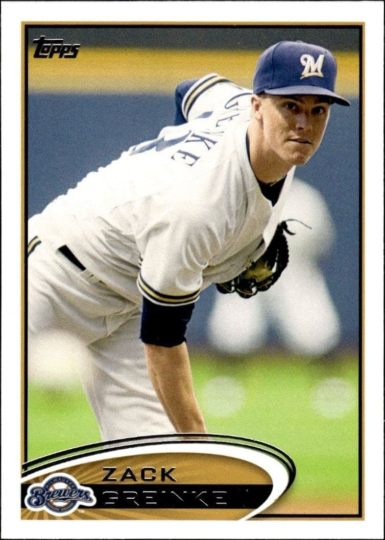2012 Topps Series 1 Zack Greinke #210 trading card