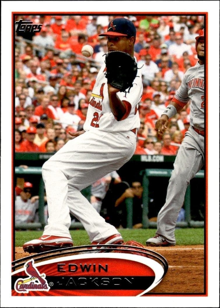 2012 Topps Series 1 Edwin Jackson #44 trading card