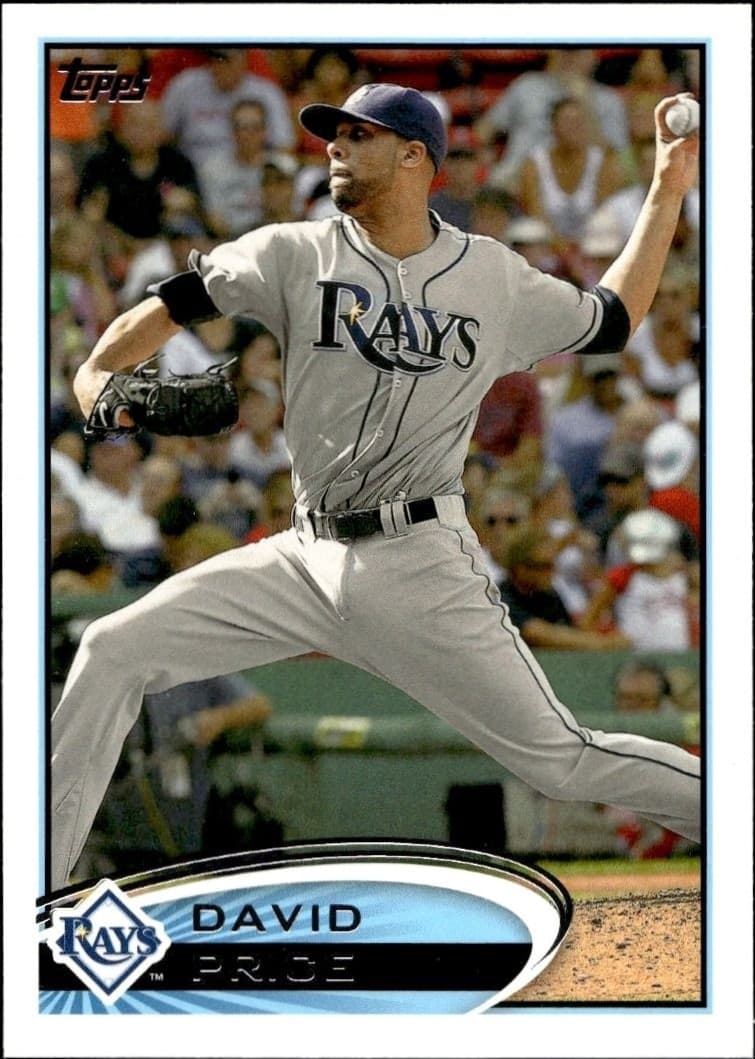 2012 Topps Series 1 David Price #80 trading card