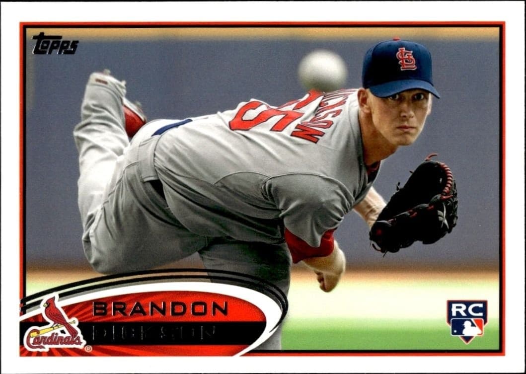 2012 Topps Brandon Dickson #559 baseball trading card front