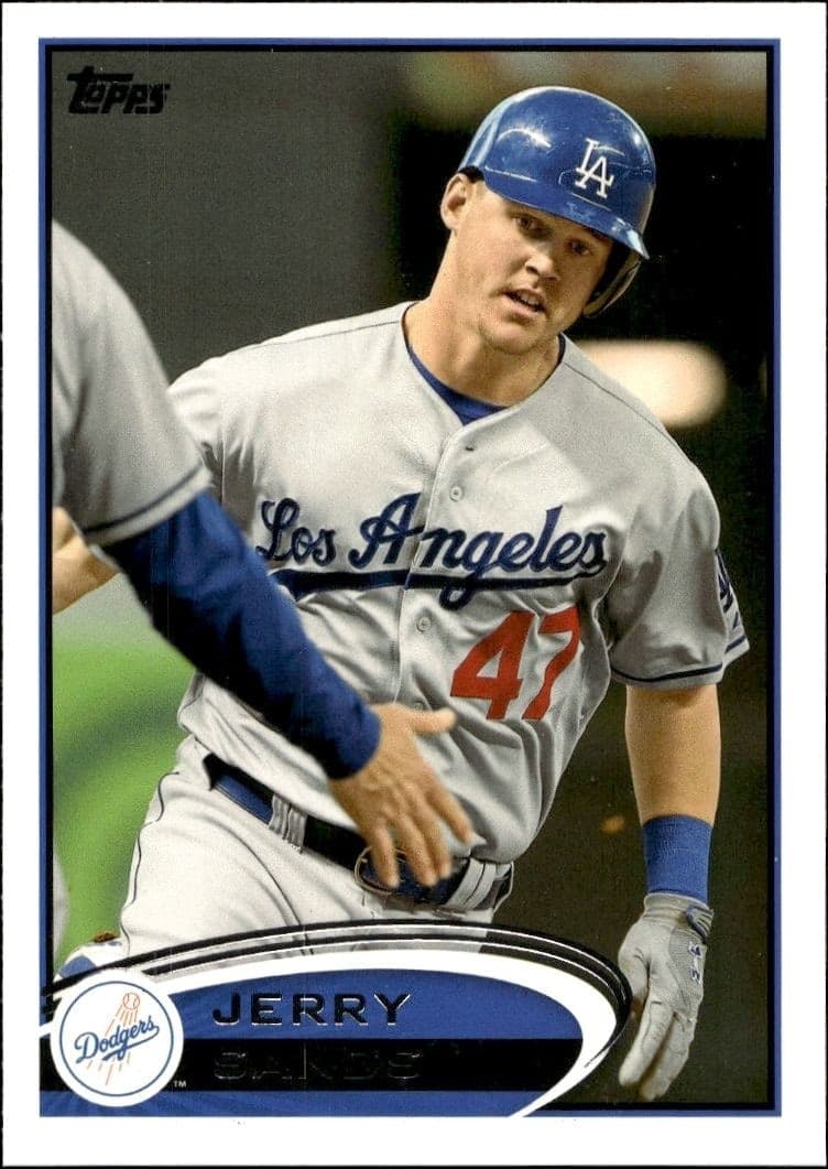 2012 Topps Jerry Sands #486 baseball trading card front