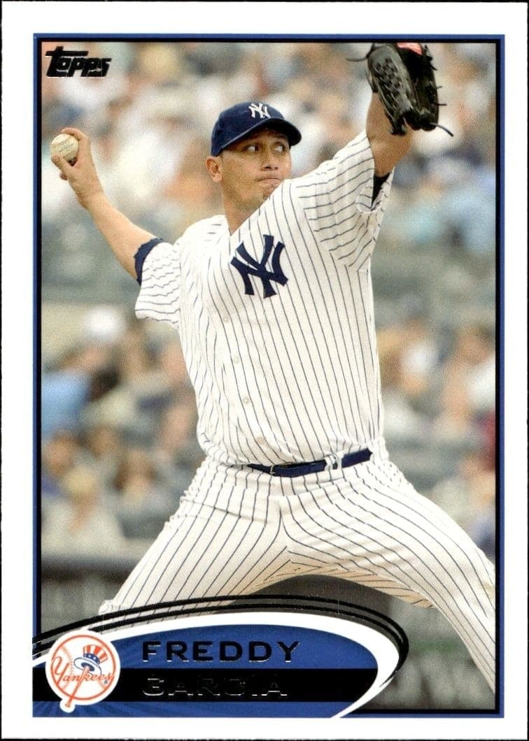 2012 Topps Series 2 Freddy Adrian Garcia #596 trading card