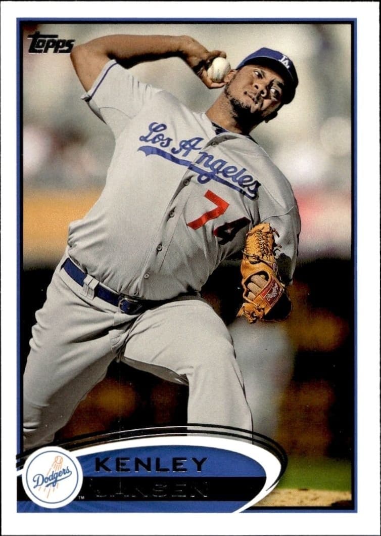 2012 Topps Series 2 Kenley Jansen #401 trading card