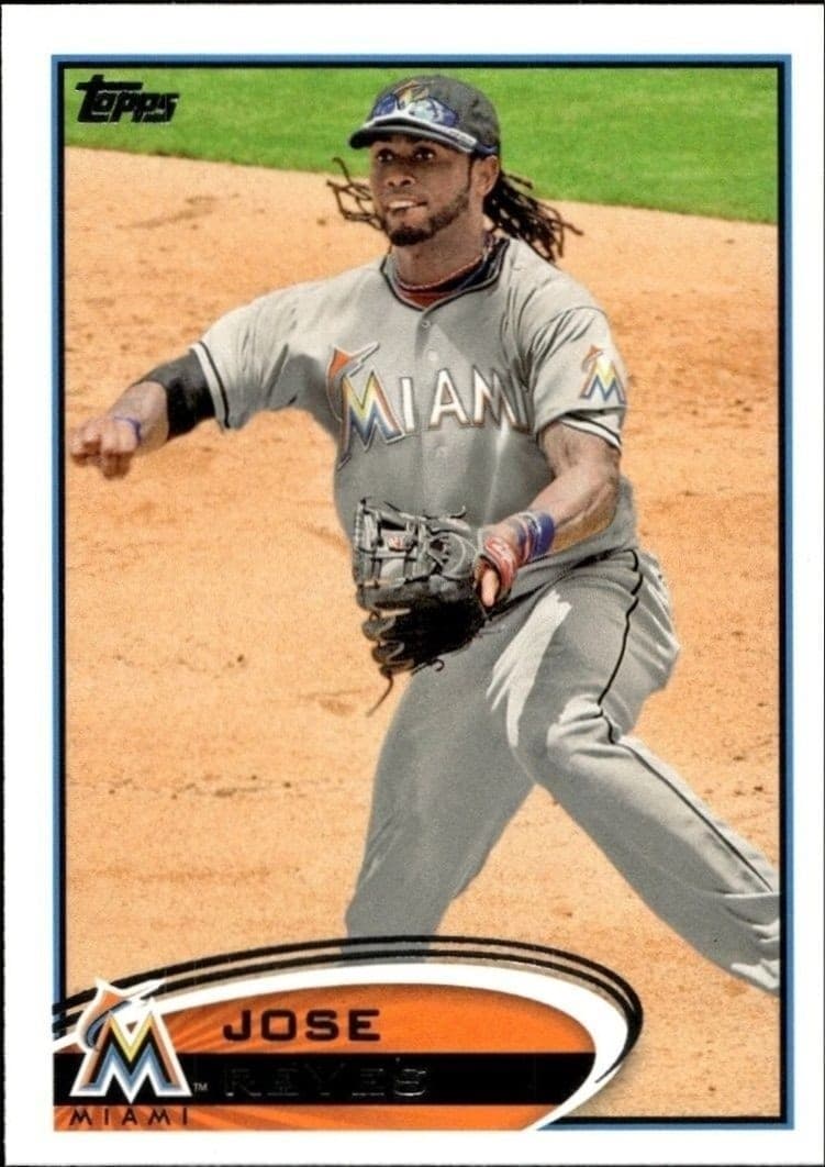 2012 Topps Series 2 Jose Reyes #332 trading card
