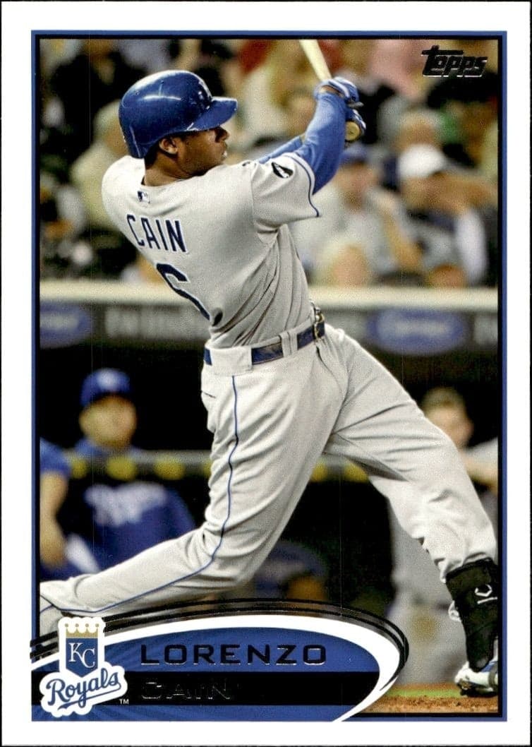 2012 Topps Series 2 Lorenzo Cain #609 trading card