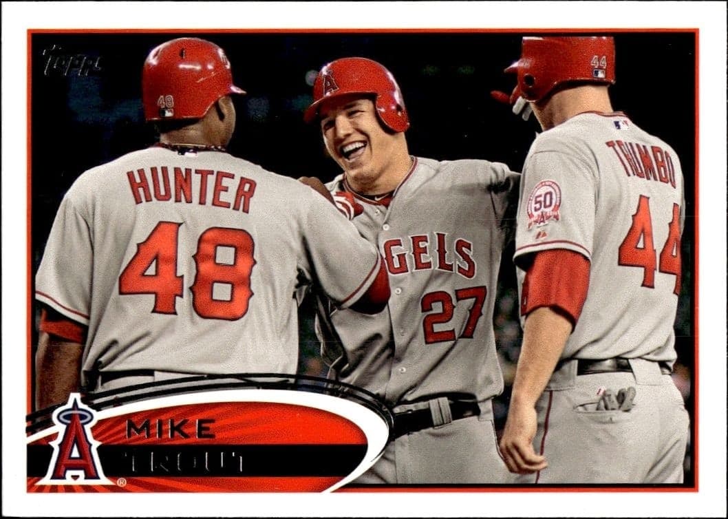 2012 Topps Series 2 Mike Trout #446 trading card