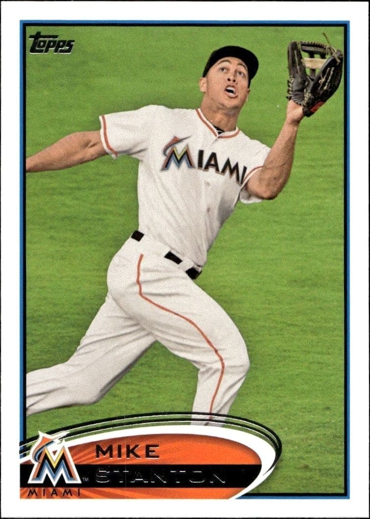 2012 Topps Series 2 Mike Stanton #567 trading card