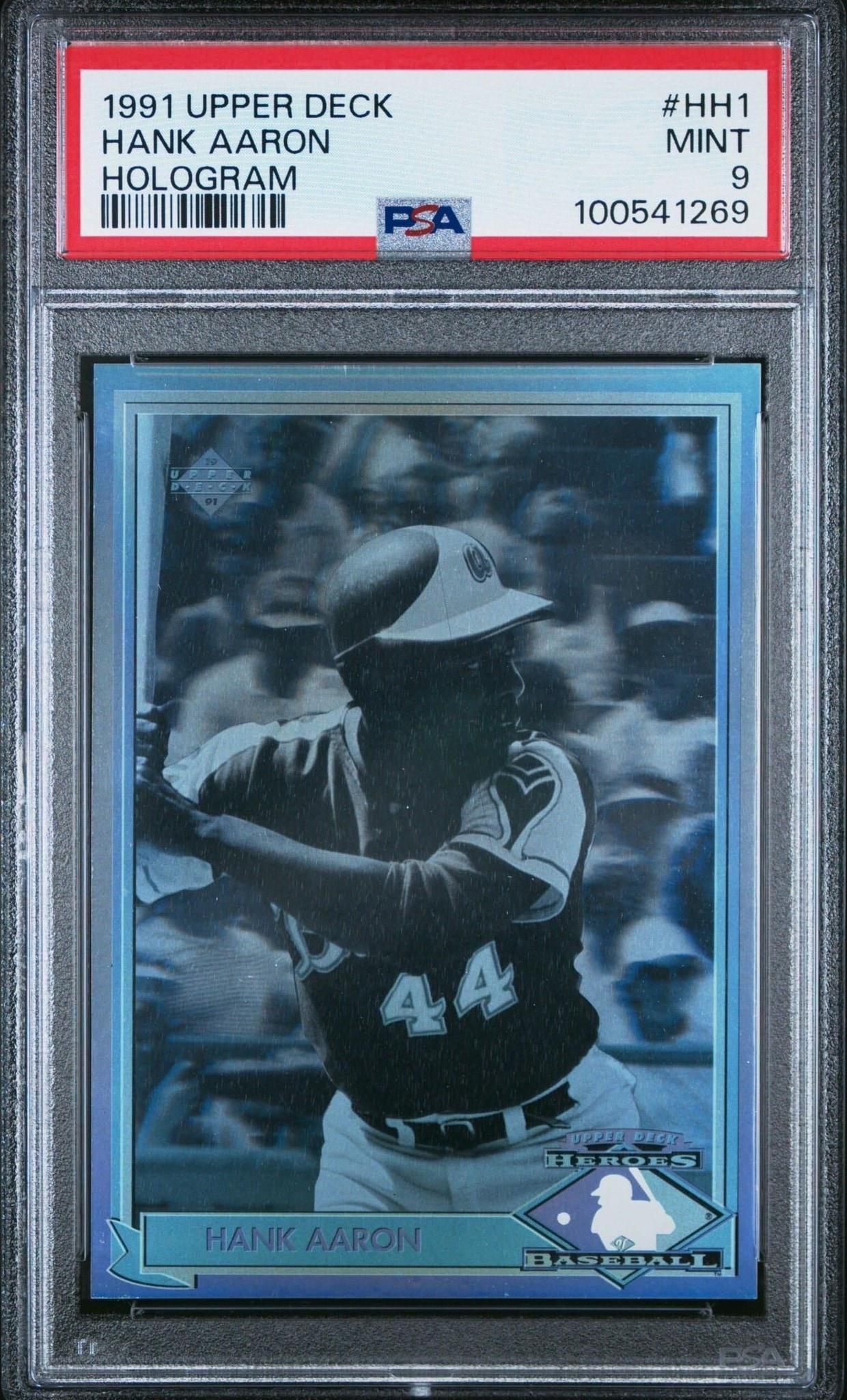 1991 Upper-Deck Hank Aaron #HH1 trading card