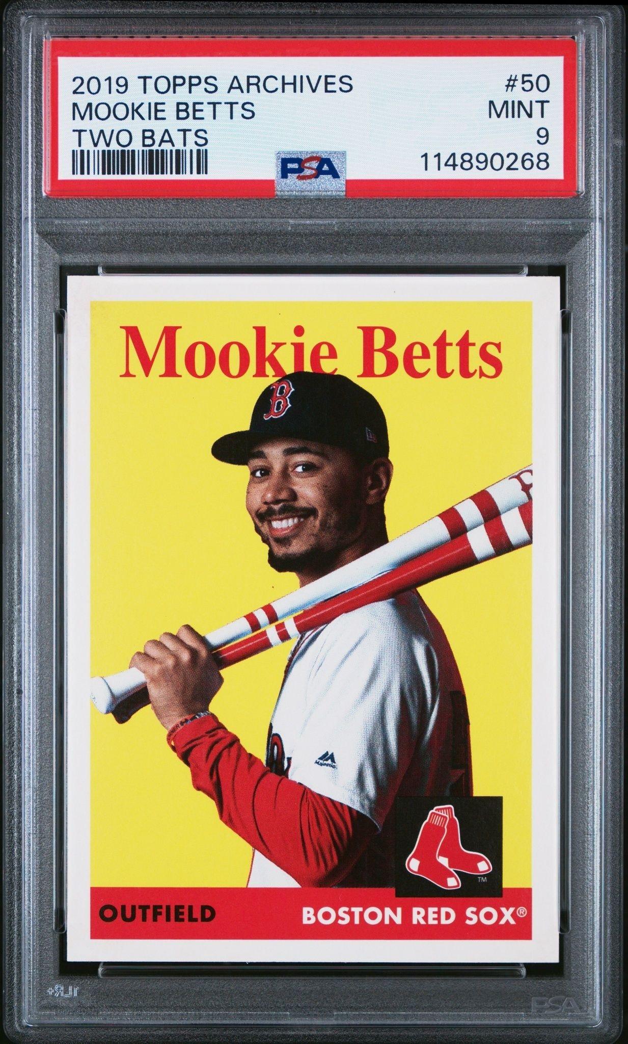 2019 Topps Archives Mookie Betts #50 trading card