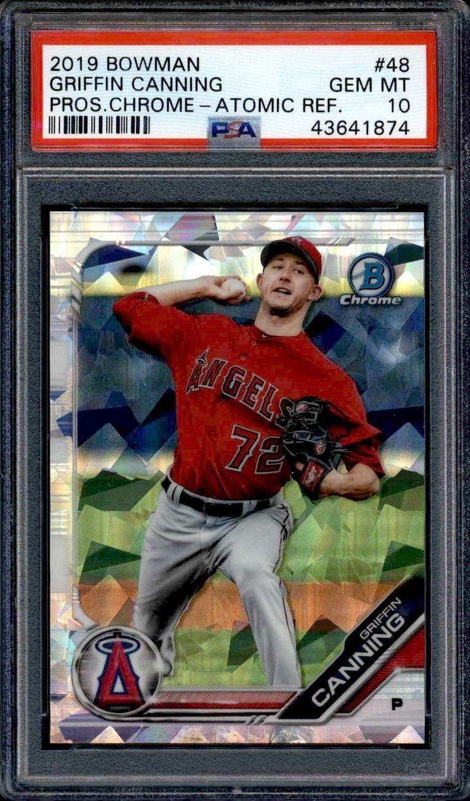 2019 Bowman Chrome Griffin Canning #BCP-48 trading card