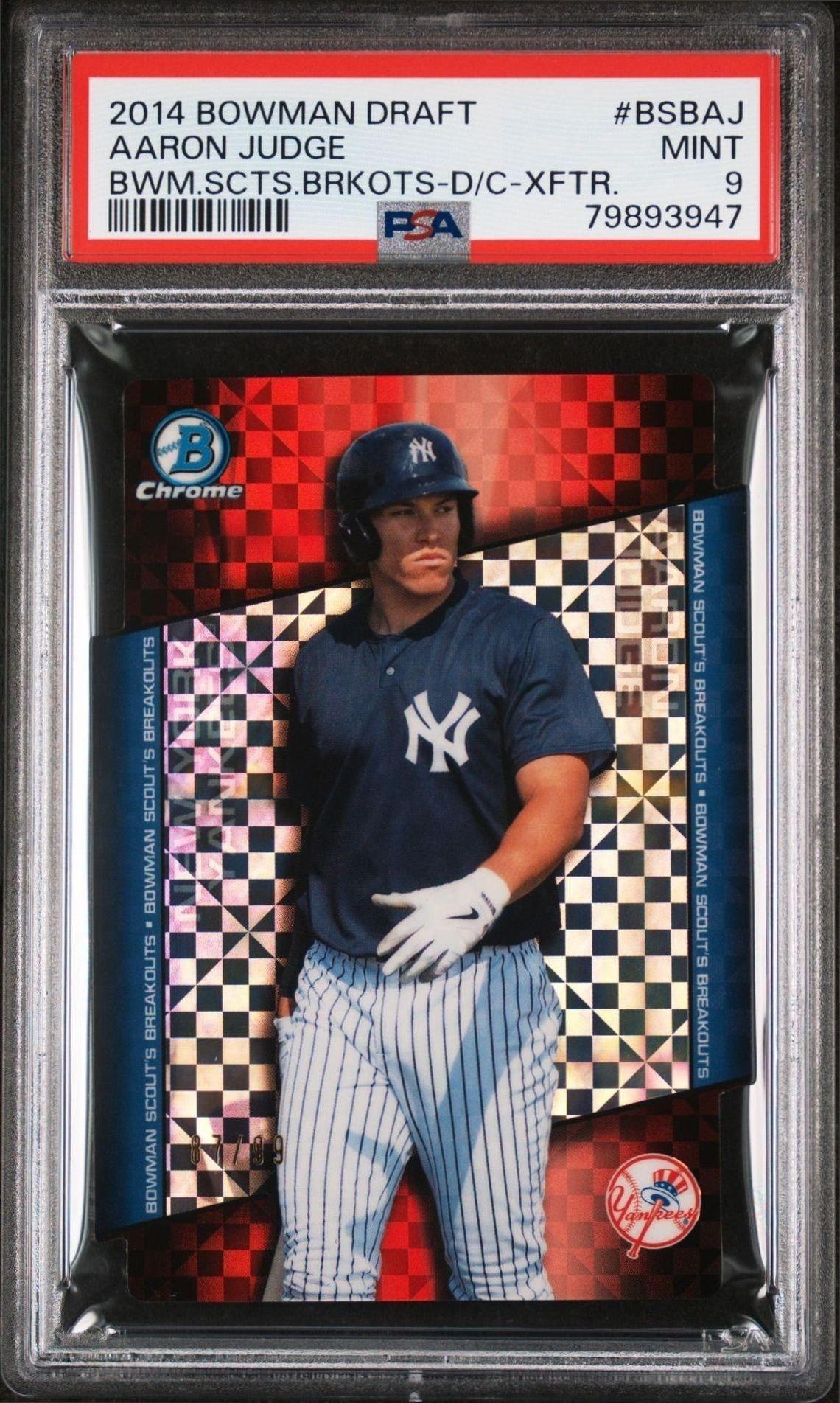2014 Bowman Draft Aaron Judge #BSB-AJ trading card