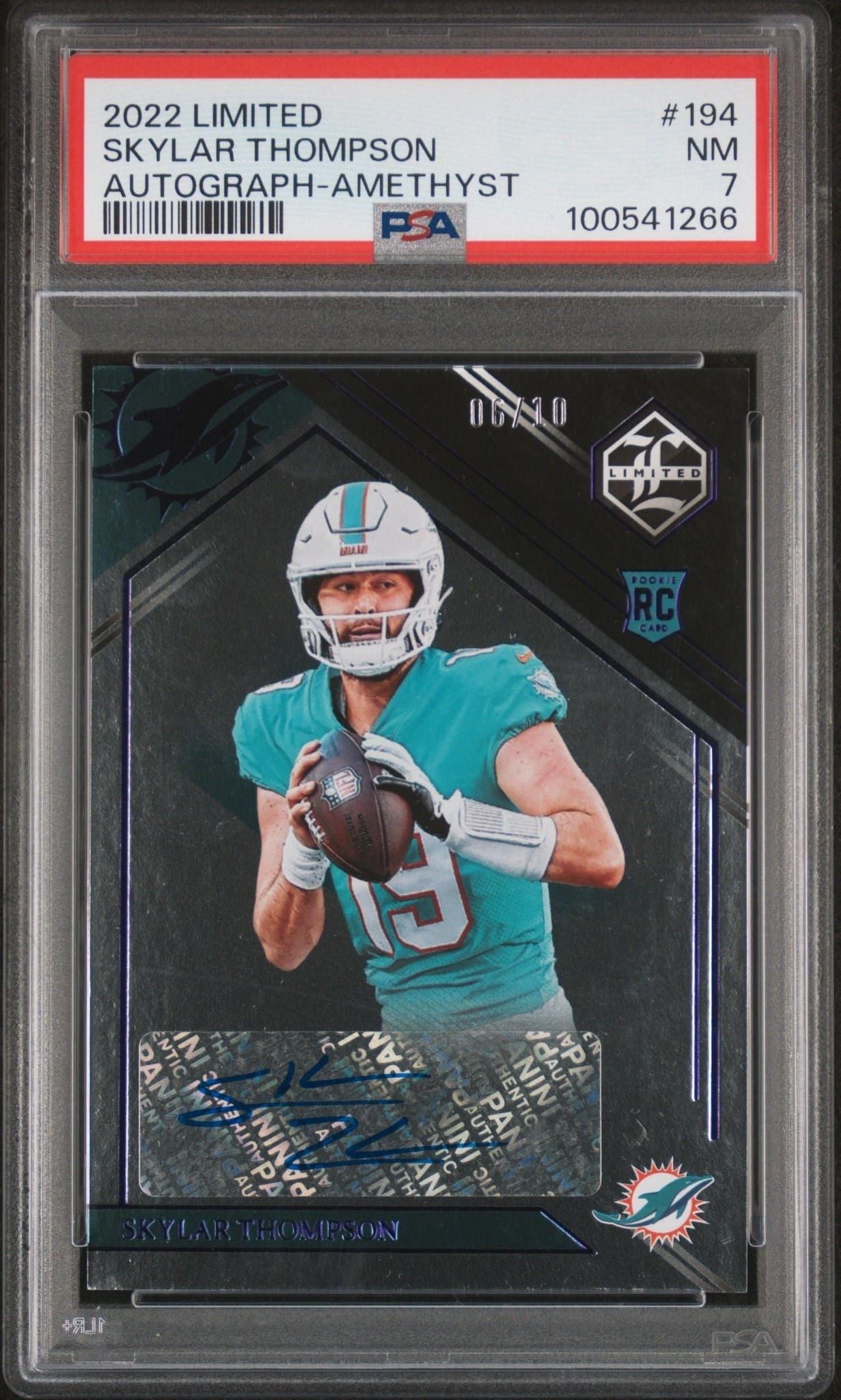 2022 Panini Limited Skylar Thompson #194 trading card