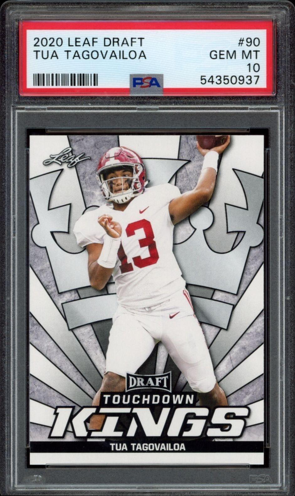 2020 Leaf Draft Tua Tagovailoa #90 trading card