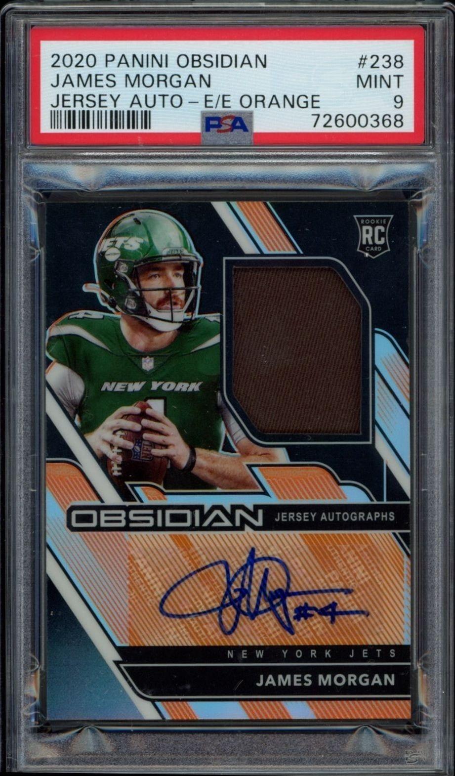 2020 Panini Obsidian James Morgan #238 trading card