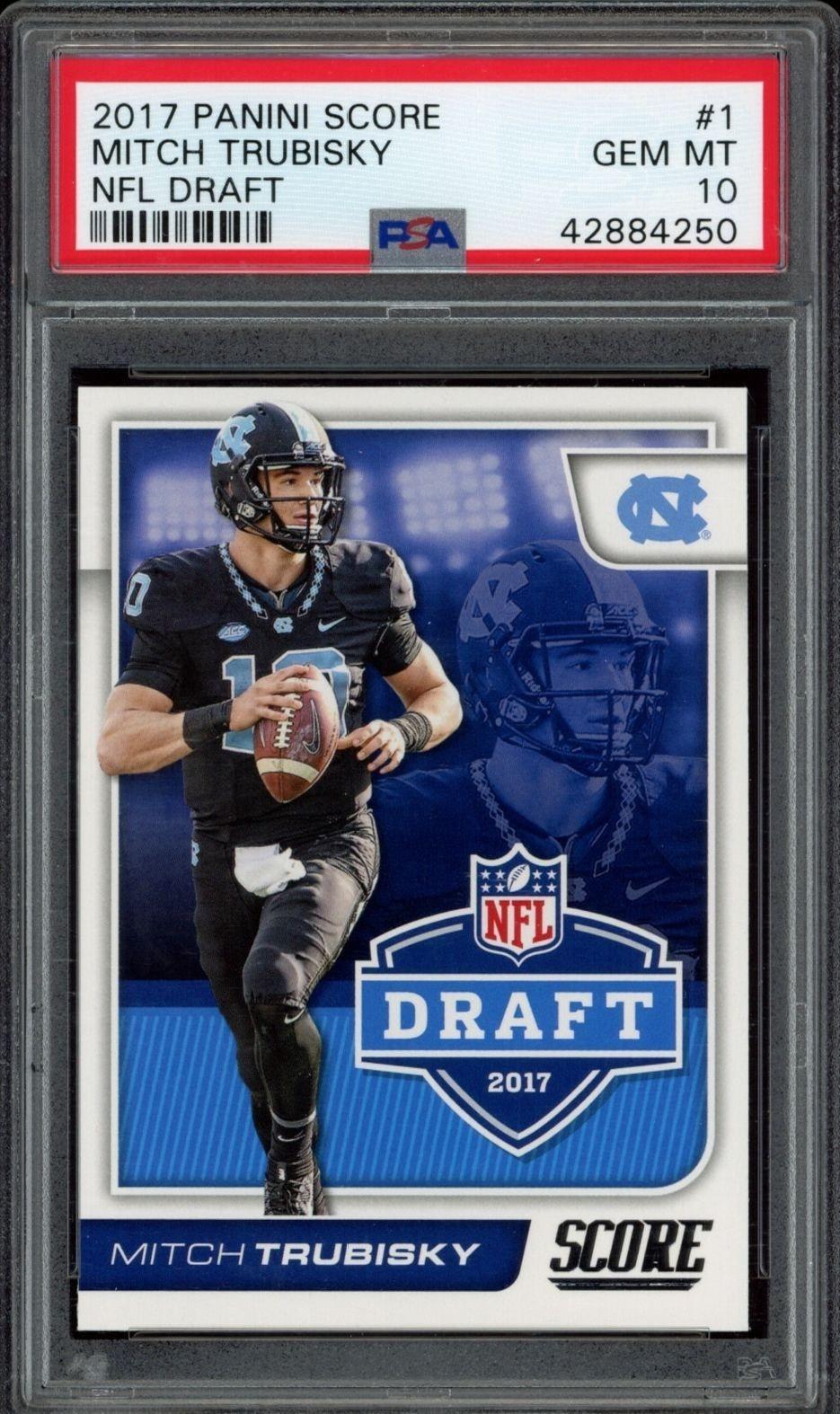 2017 Panini Score Mitchell Trubisky #1 trading card