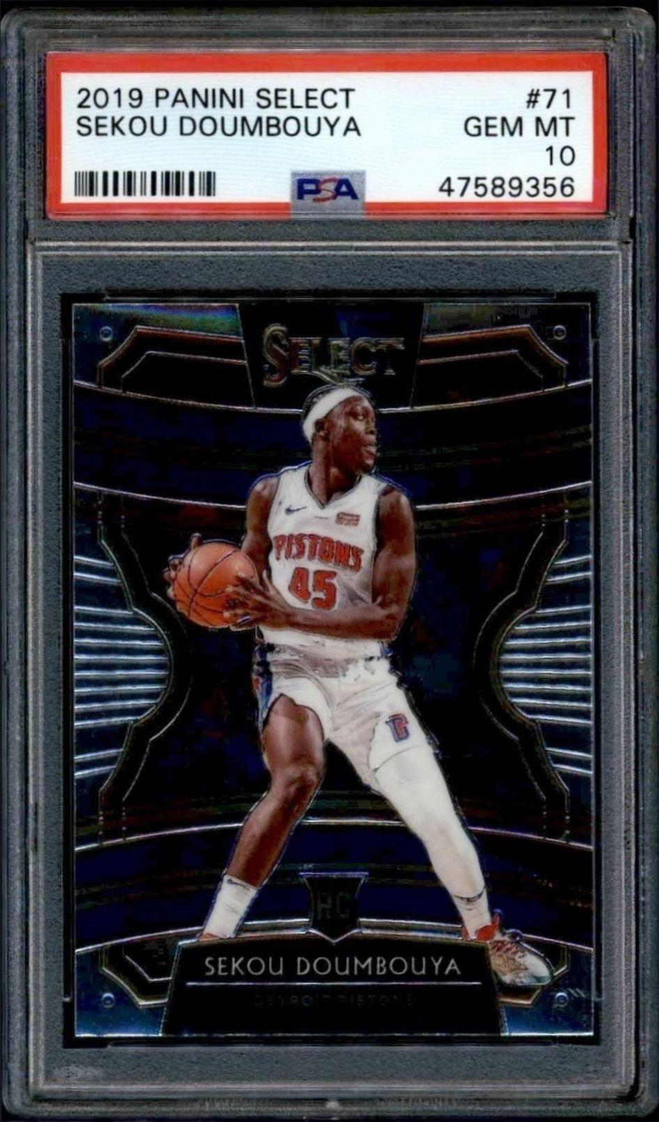 2019-20 Panini Select Sekou Doumbouya #71 trading card