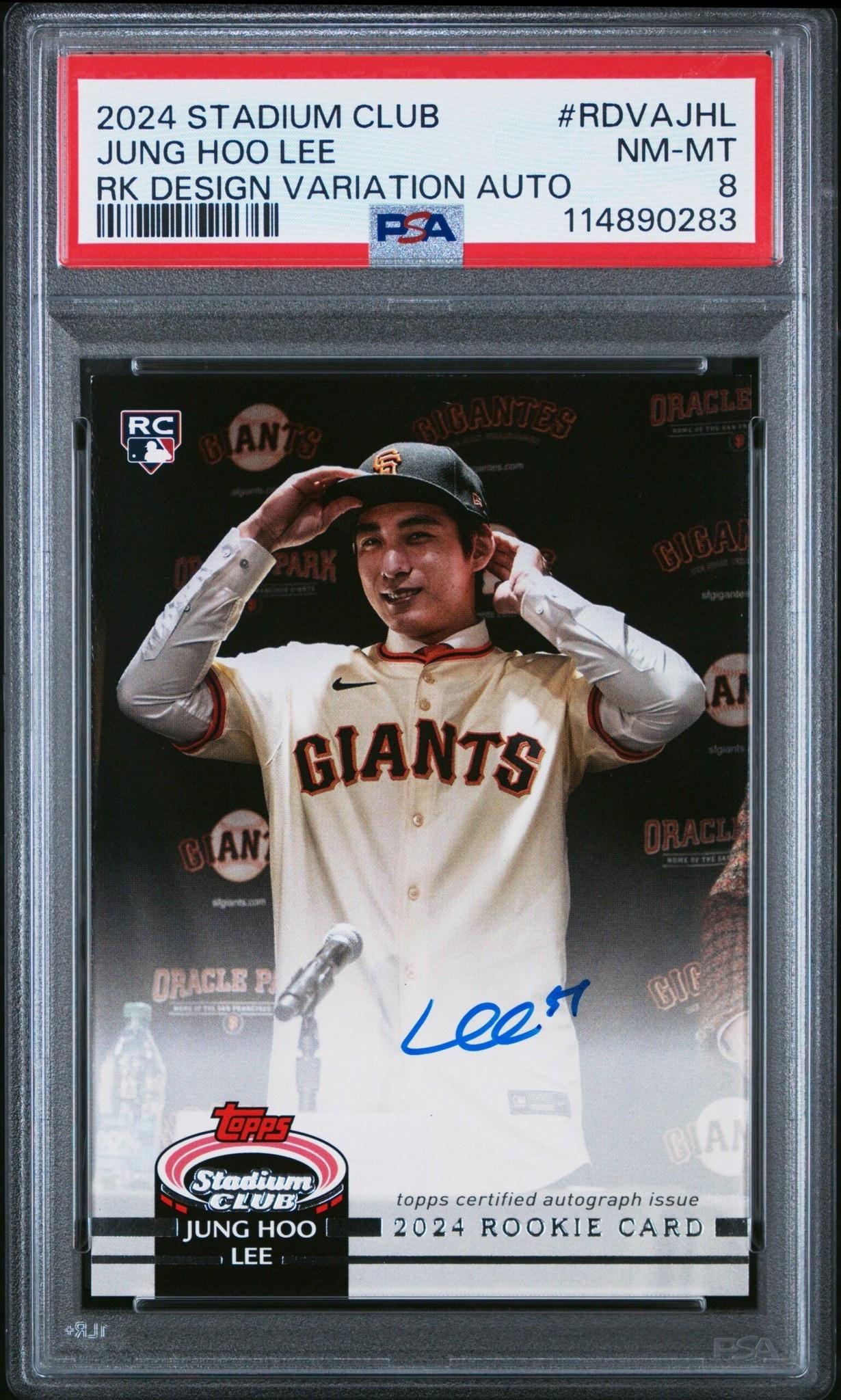 2024 Topps Stadium Club Jung Hoo Lee #RDVA-JHL trading card