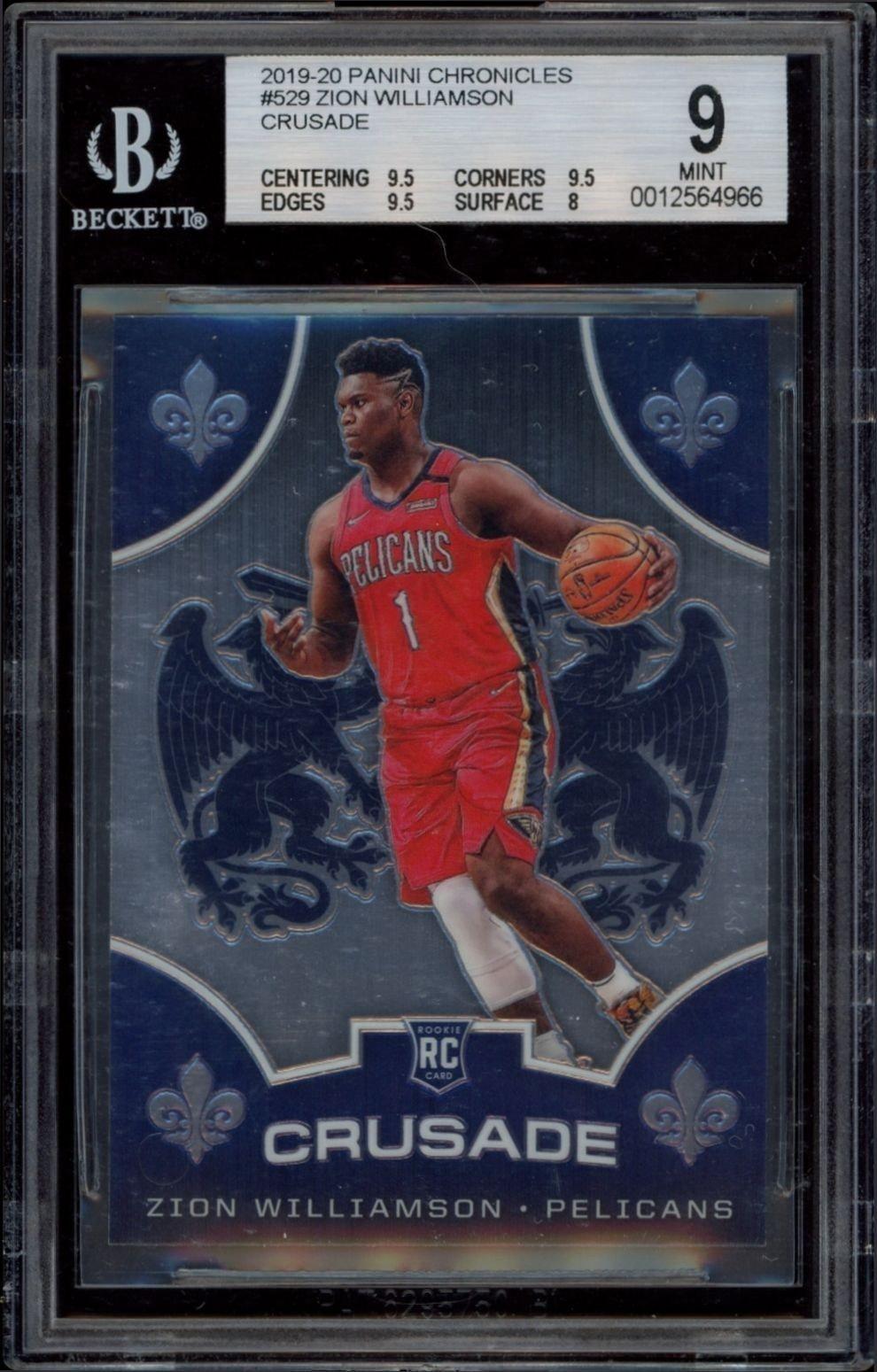 2019-20 Panini Chronicles Zion Williamson #529 trading card