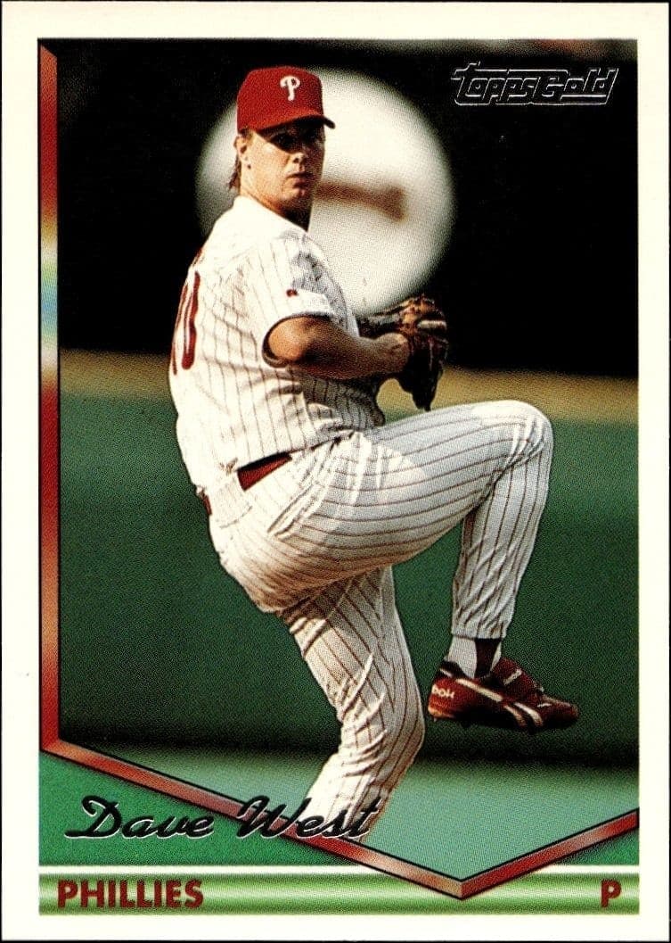 1994 Topps Dave West #266 trading card