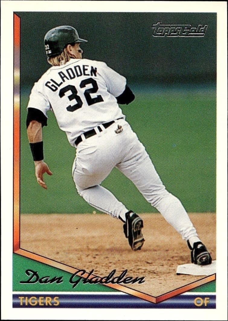 1994 Topps Dan Gladden #342 trading card