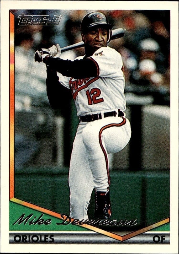 1994 Topps Mike Devereaux #534 trading card