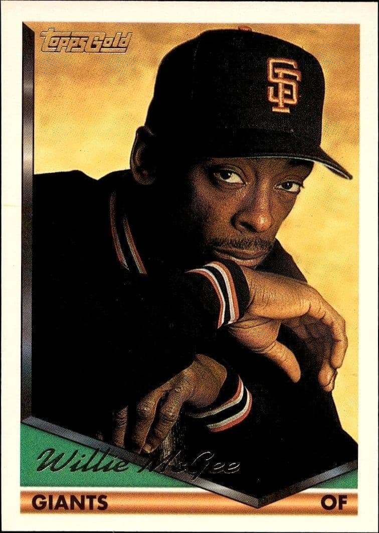 1994 Topps Willie McGee #574 trading card