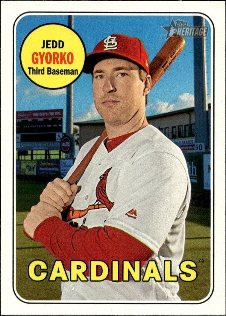 2018 Topps Heritage Jedd Gyorko #333 baseball trading card front