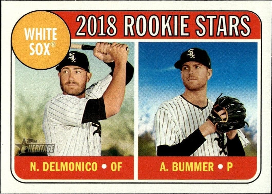 2018 Topps Heritage Nicky Delmonico #173 trading card