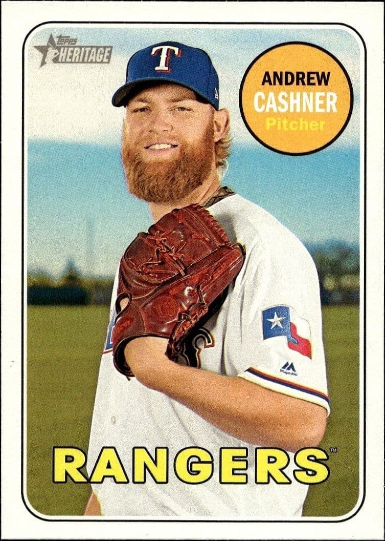 2018 Topps Heritage Andrew Cashner #149 baseball trading card front