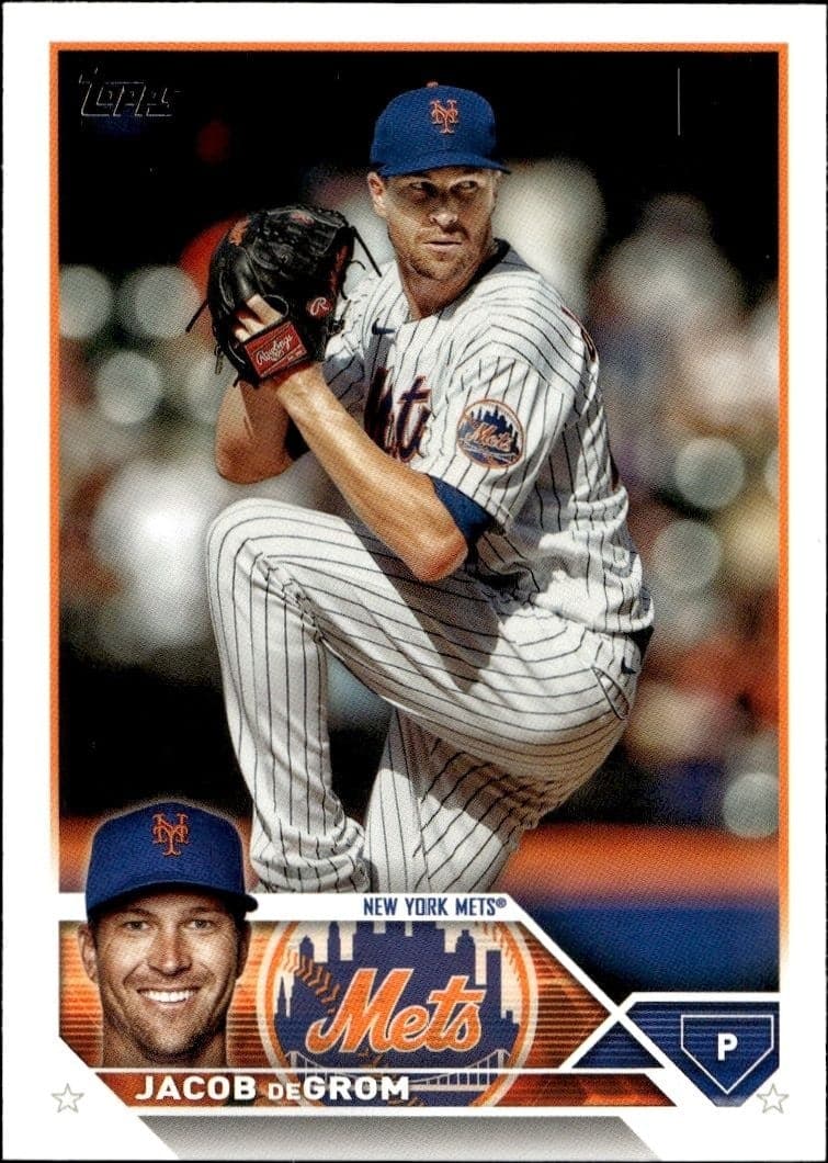 2023 Topps Jacob DeGrom #48 baseball trading card front