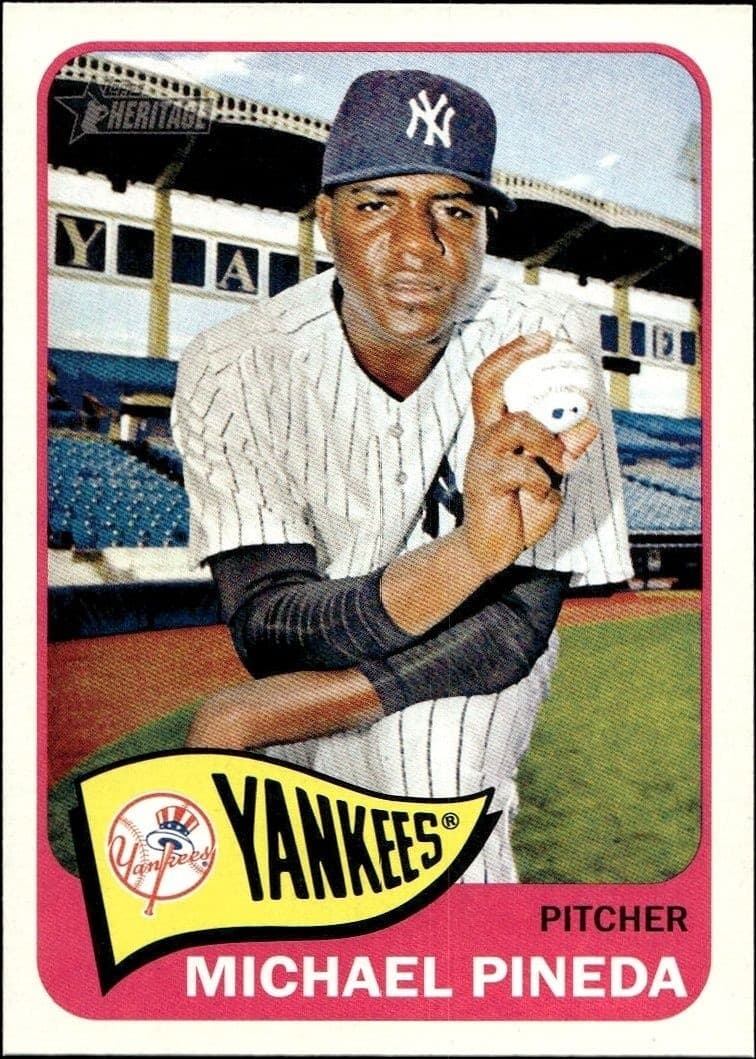 2014 Topps Heritage High Number Michael Pineda #H540 trading card
