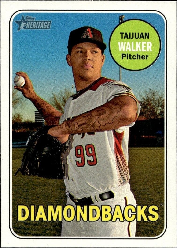 2018 Topps Heritage Taijuan Walker #193 baseball trading card front