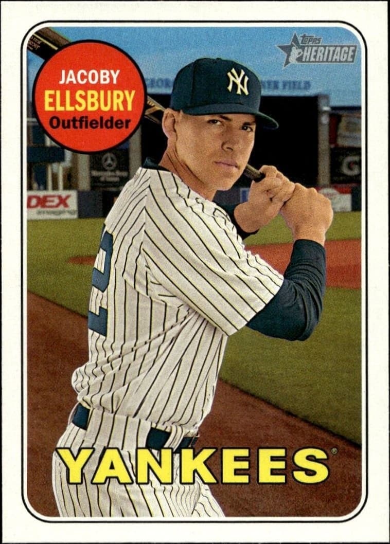 2018 Topps Heritage Jacoby Ellsbury #27 trading card