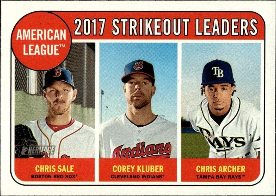 2018 Topps Heritage Chris Sale #11 trading card