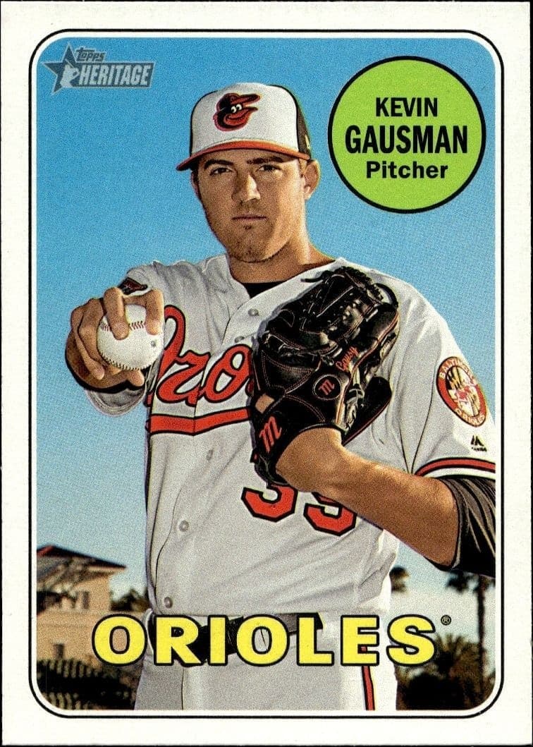 2018 Topps Heritage Kevin Gausman #95 baseball trading card front