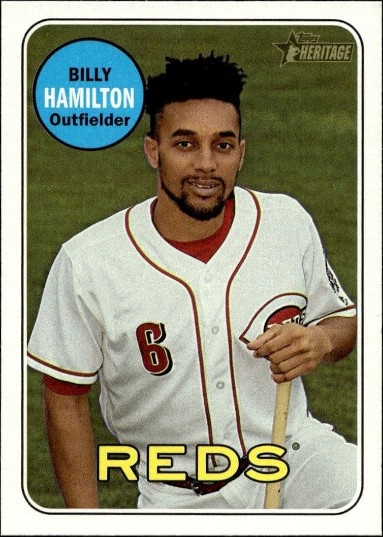 2018 Topps Heritage Billy Hamilton #108 baseball trading card front