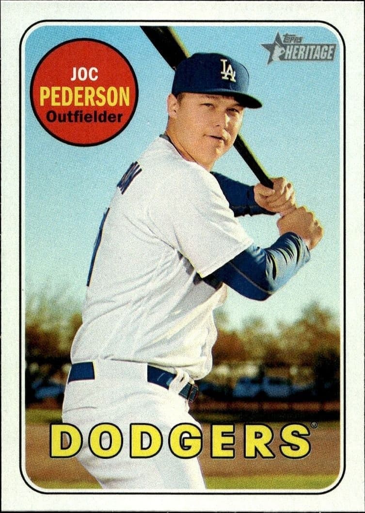 2018 Topps Heritage Joc Pederson #236 baseball trading card front